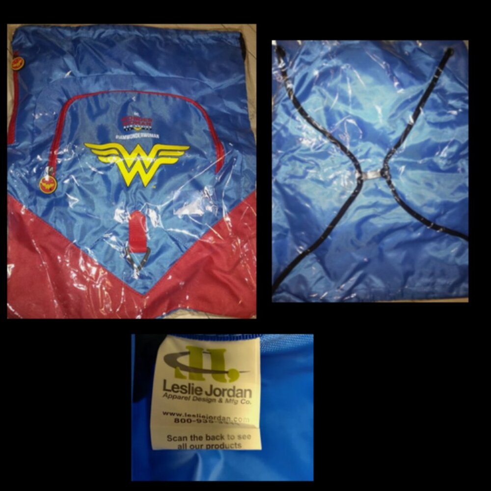 Leslie Jordan Wonder Woman Run Series  19" Backpack Bag  #IAMWONDERWOMAN   rare